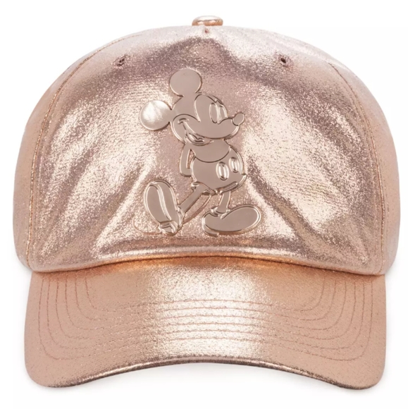 Walt Disney World Other - Mickey Mouse Rose Gold Baseball Cap
